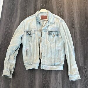 Levi’s trucker jacket vintage customized repair hand made